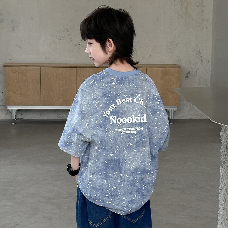 【120-170cm】目を奪われる 人気新作 アルファベット 半袖 男の子 Tシャツ トップス