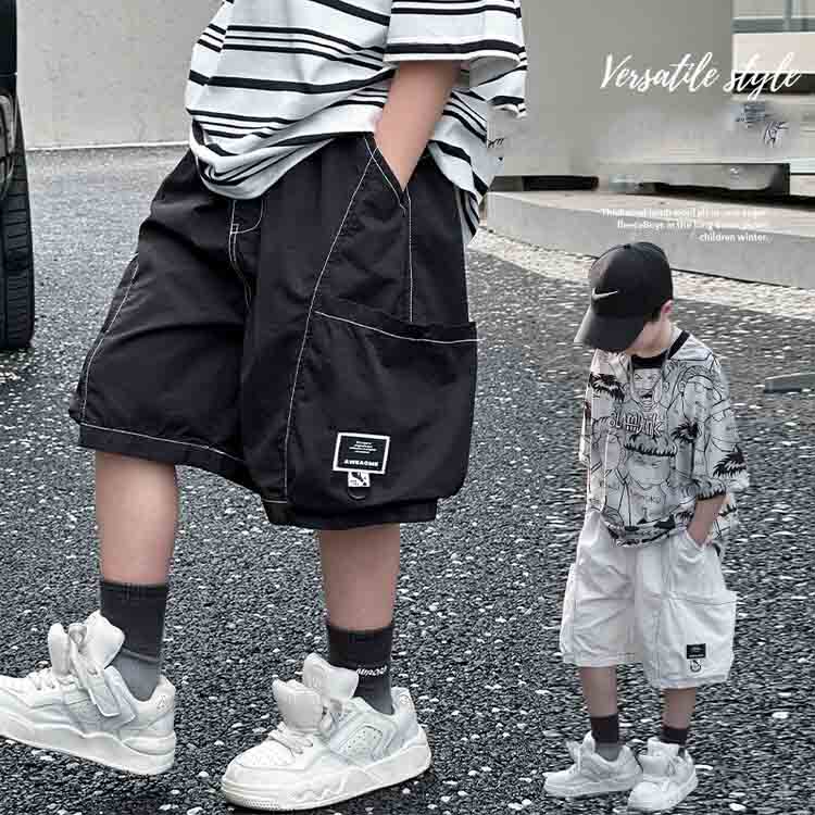【120-170cm】2色選べる定番 シンプル 無地 履きやすい 韓国系  男の子  ボトムス