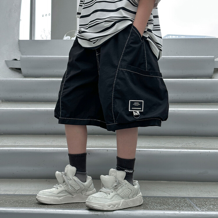 【120-170cm】2色選べる定番 シンプル 無地 履きやすい 韓国系  男の子  ボトムス