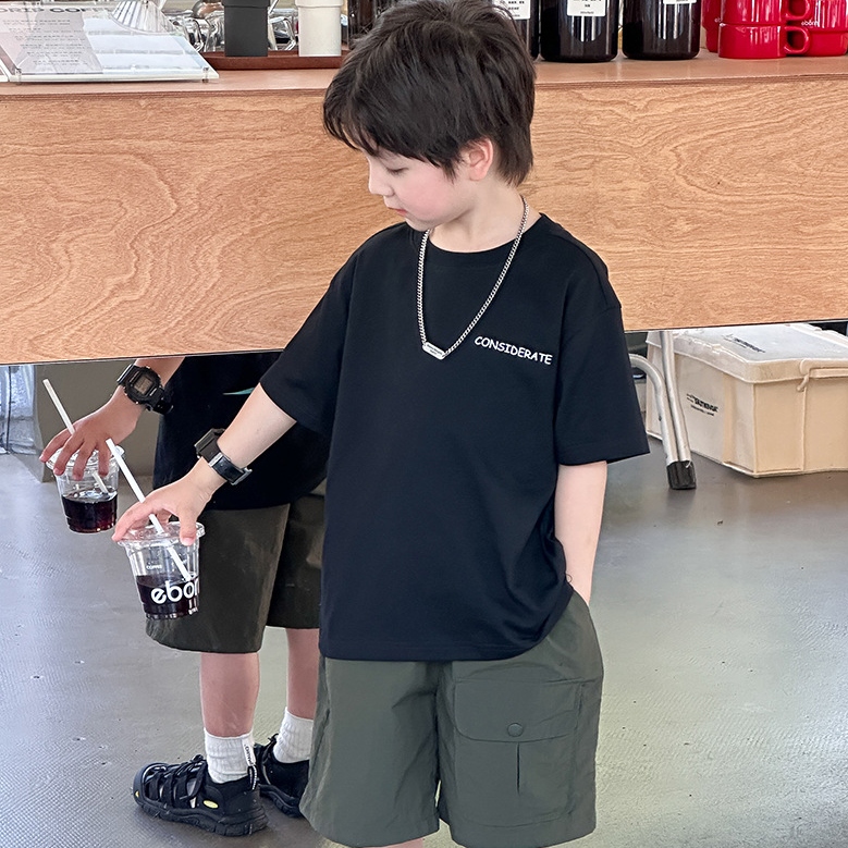 【90-150cm】着回し力抜群 プリント 動物柄 シンプル カジュアル 男の子 夏 トップス