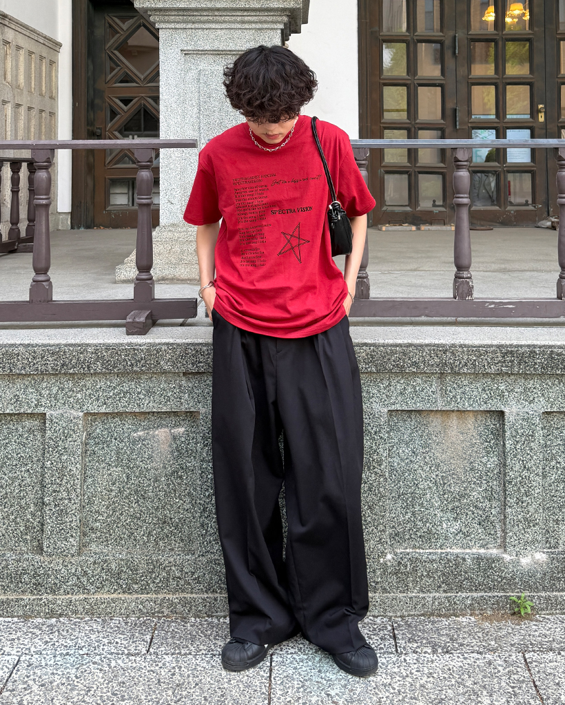 （ユニセックス）スターレタリングハーフＴシャツ