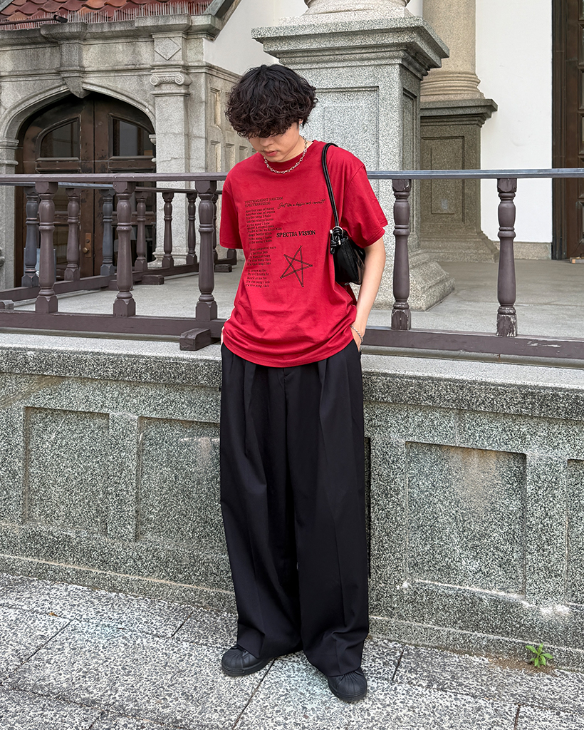 （ユニセックス）スターレタリングハーフＴシャツ