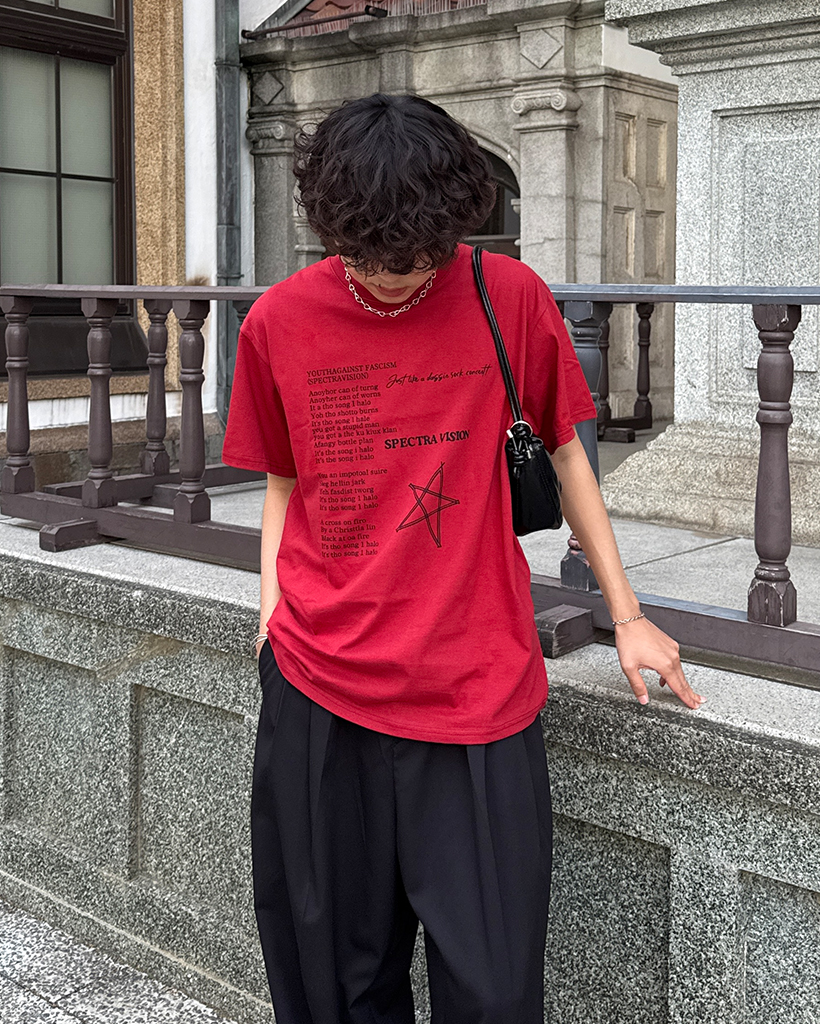 （ユニセックス）スターレタリングハーフＴシャツ