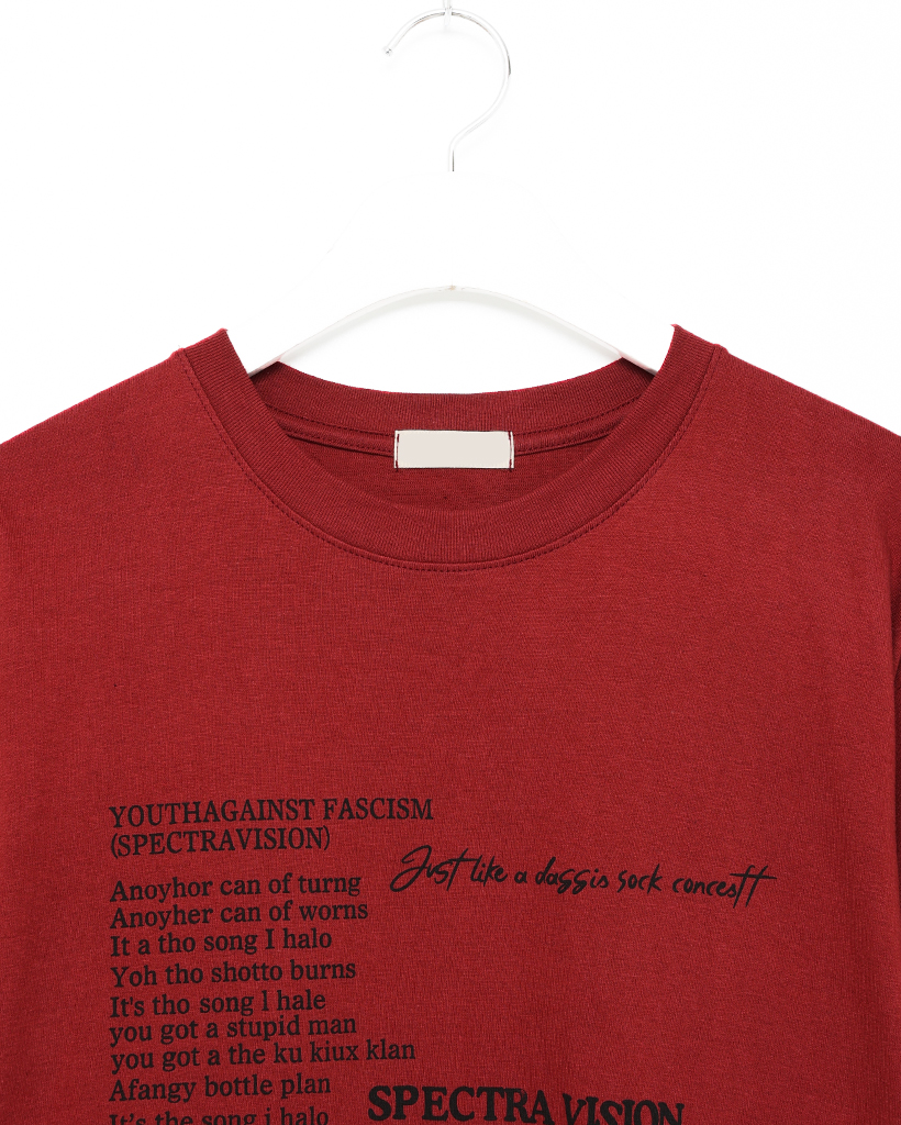 （ユニセックス）スターレタリングハーフＴシャツ