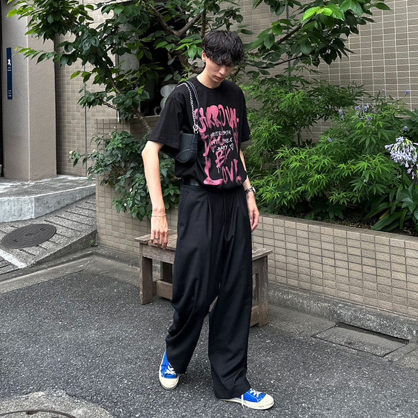 ハンドプリント半袖Tシャツ