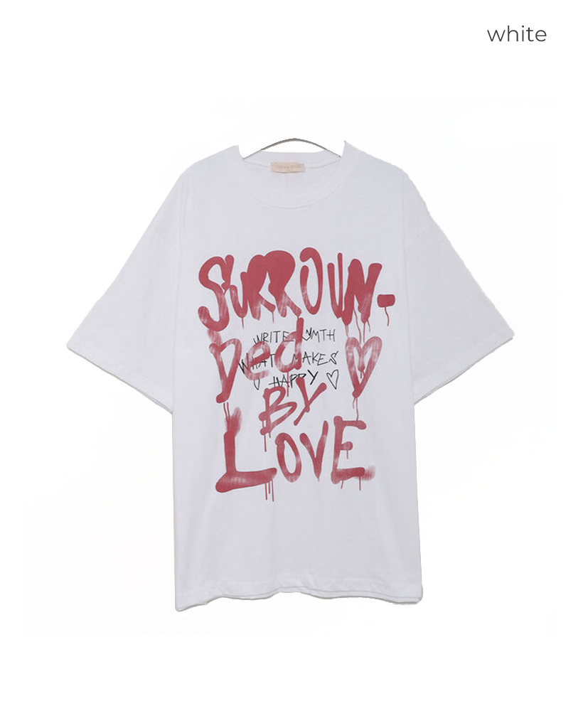 ハンドプリント半袖Tシャツ