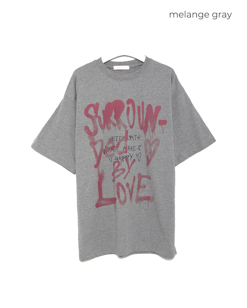 ハンドプリント半袖Tシャツ