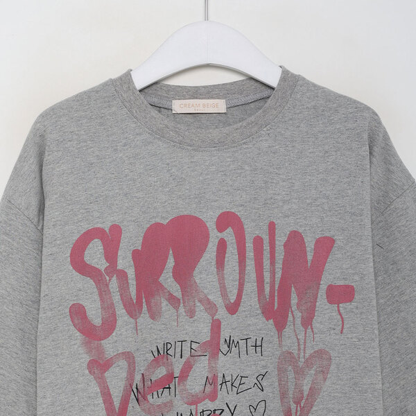 ハンドプリント半袖Tシャツ