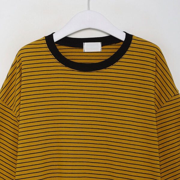 バイカラーボーダーボックスTシャツ