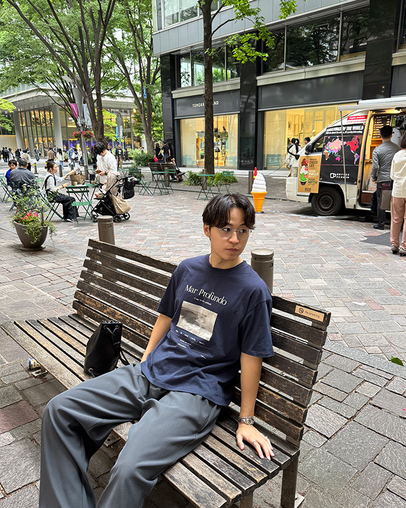 (ORIGINAL) オーシャングラフィックTシャツ