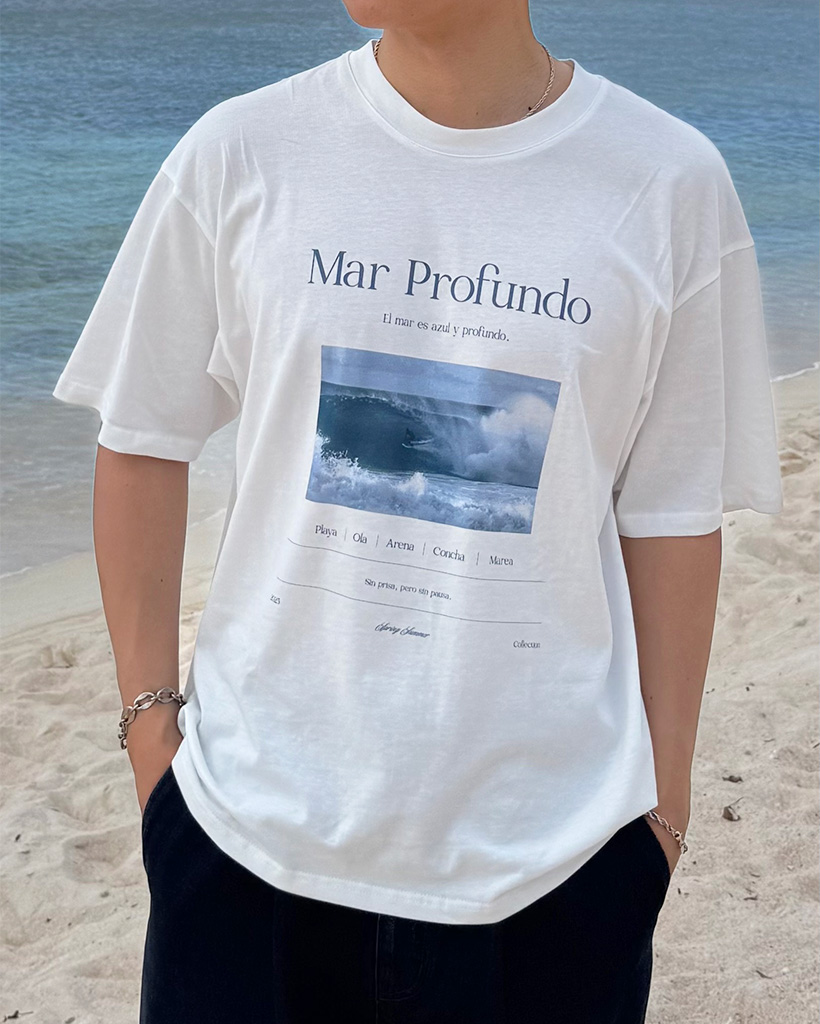 (ORIGINAL) オーシャングラフィックTシャツ
