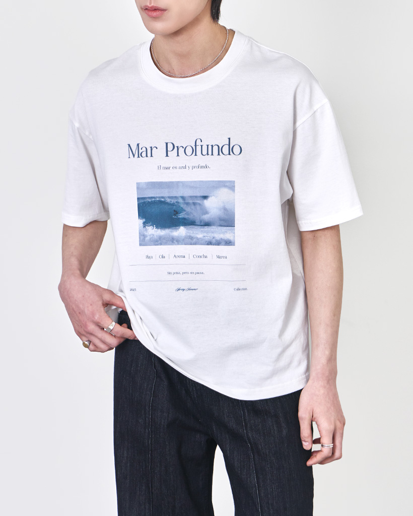 (ORIGINAL) オーシャングラフィックTシャツ