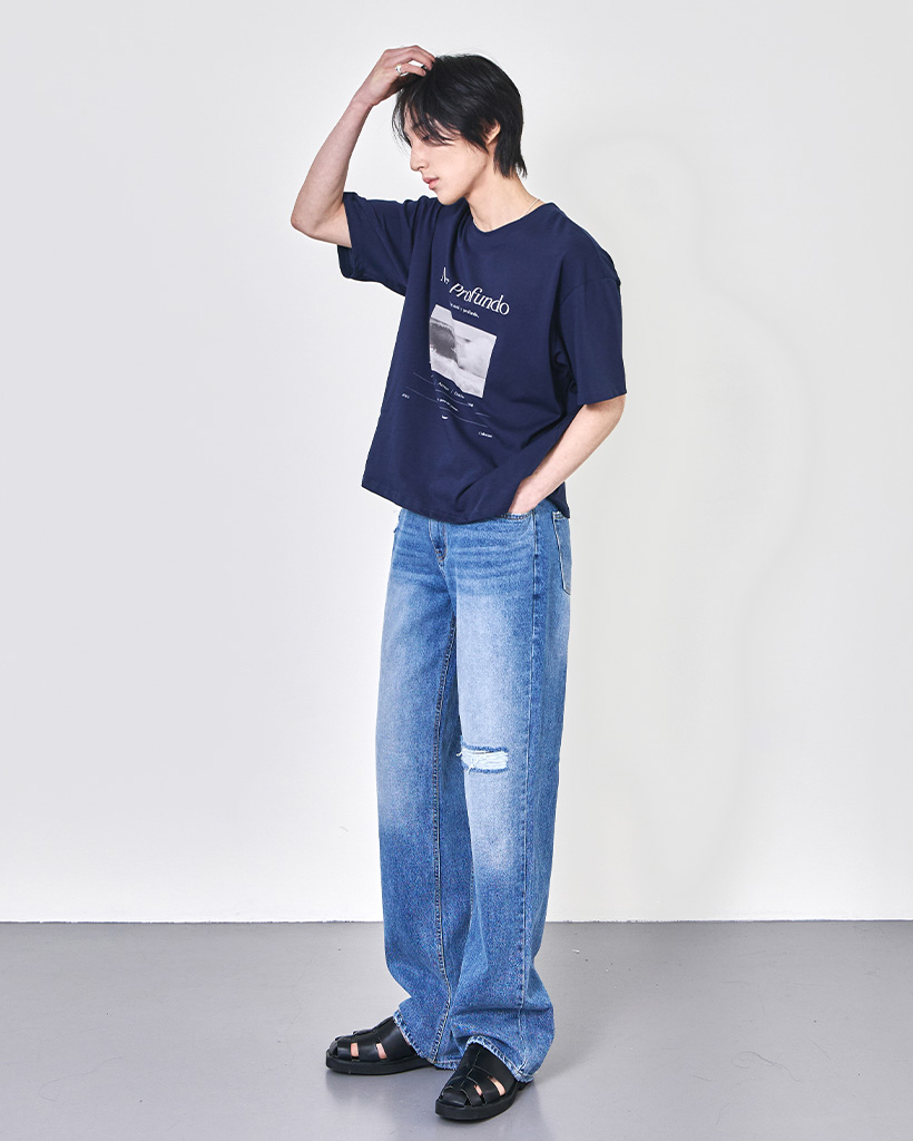 (ORIGINAL) オーシャングラフィックTシャツ