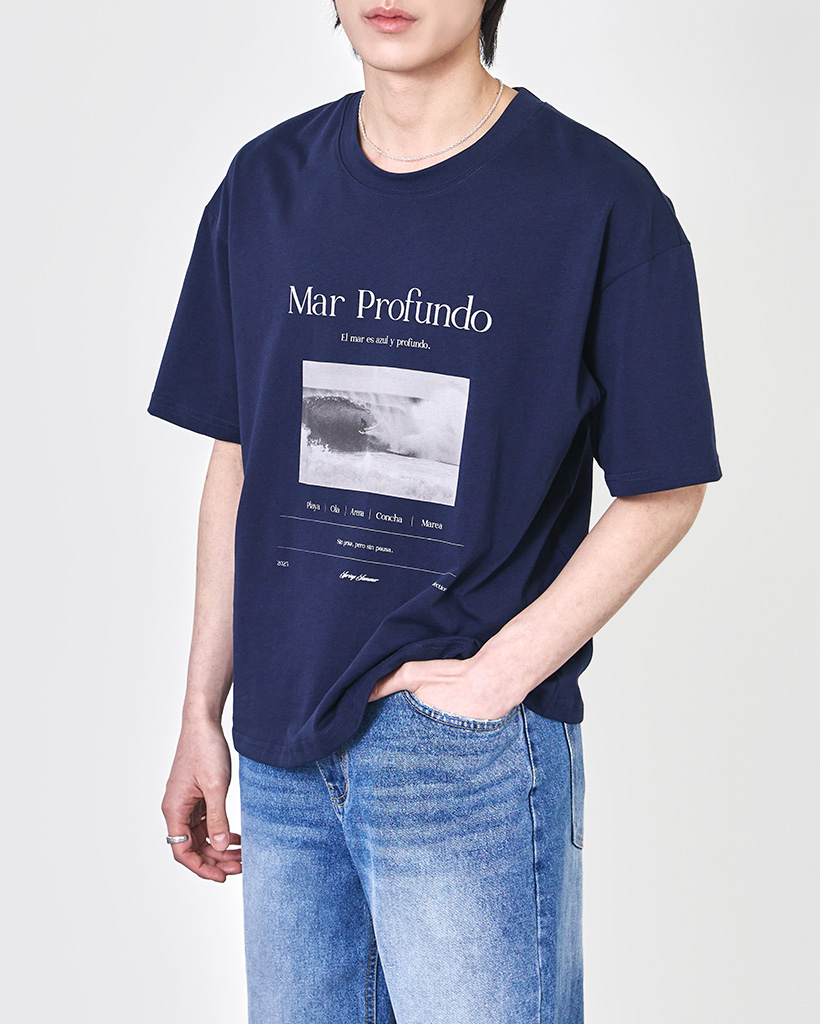 (ORIGINAL) オーシャングラフィックTシャツ