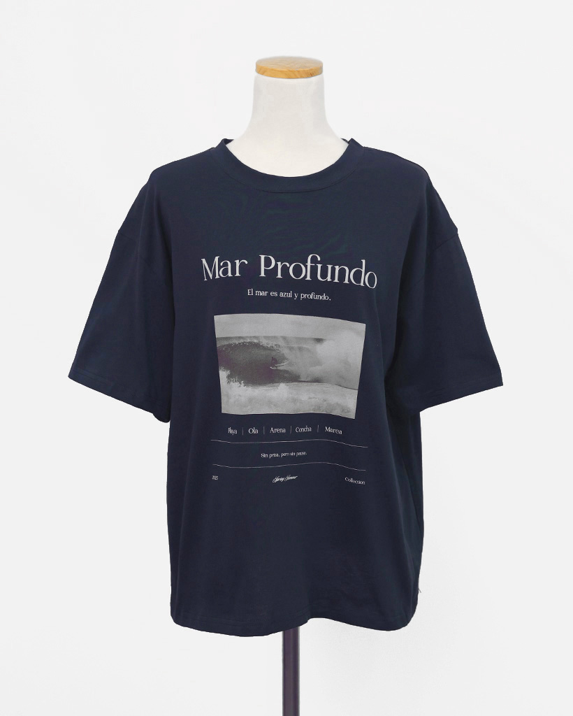 (ORIGINAL) オーシャングラフィックTシャツ