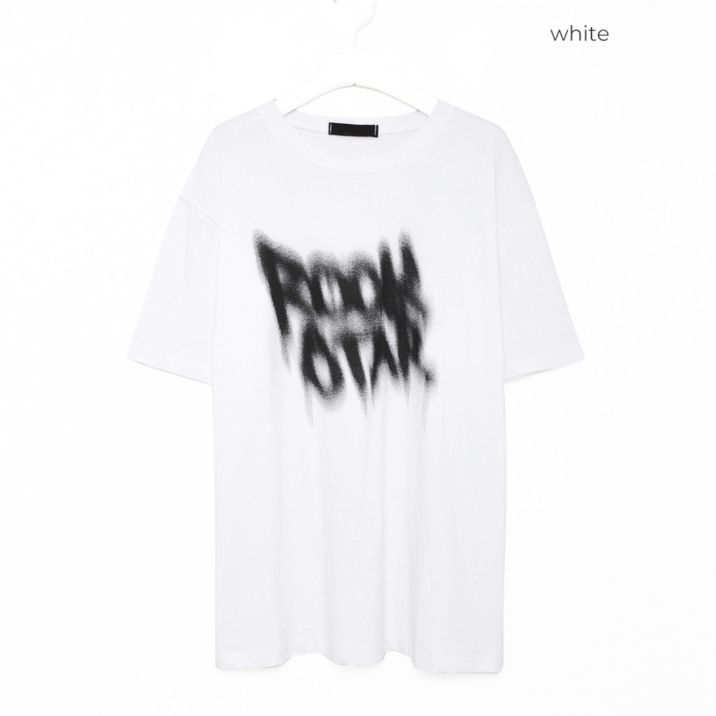 (ユニセックス)ロックプリントTシャツ