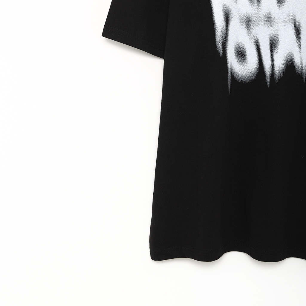 (ユニセックス)ロックプリントTシャツ