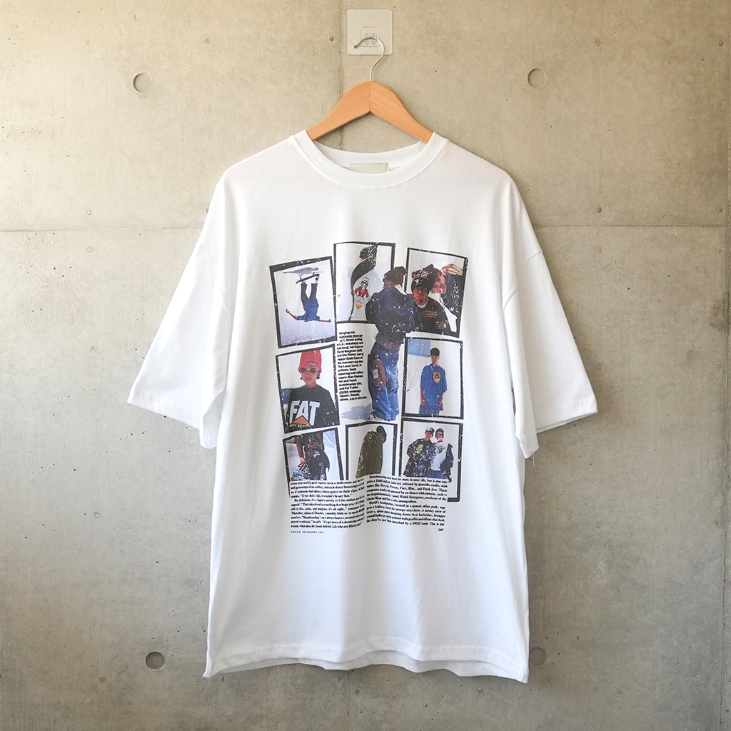 ビンテージボードプリントTシャツ