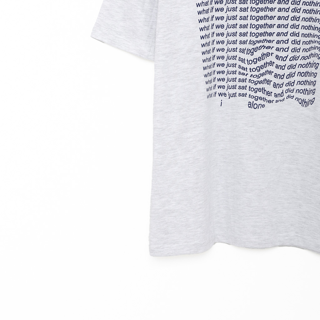 （ユニセックス）カラーレタリング半袖Tシャツ