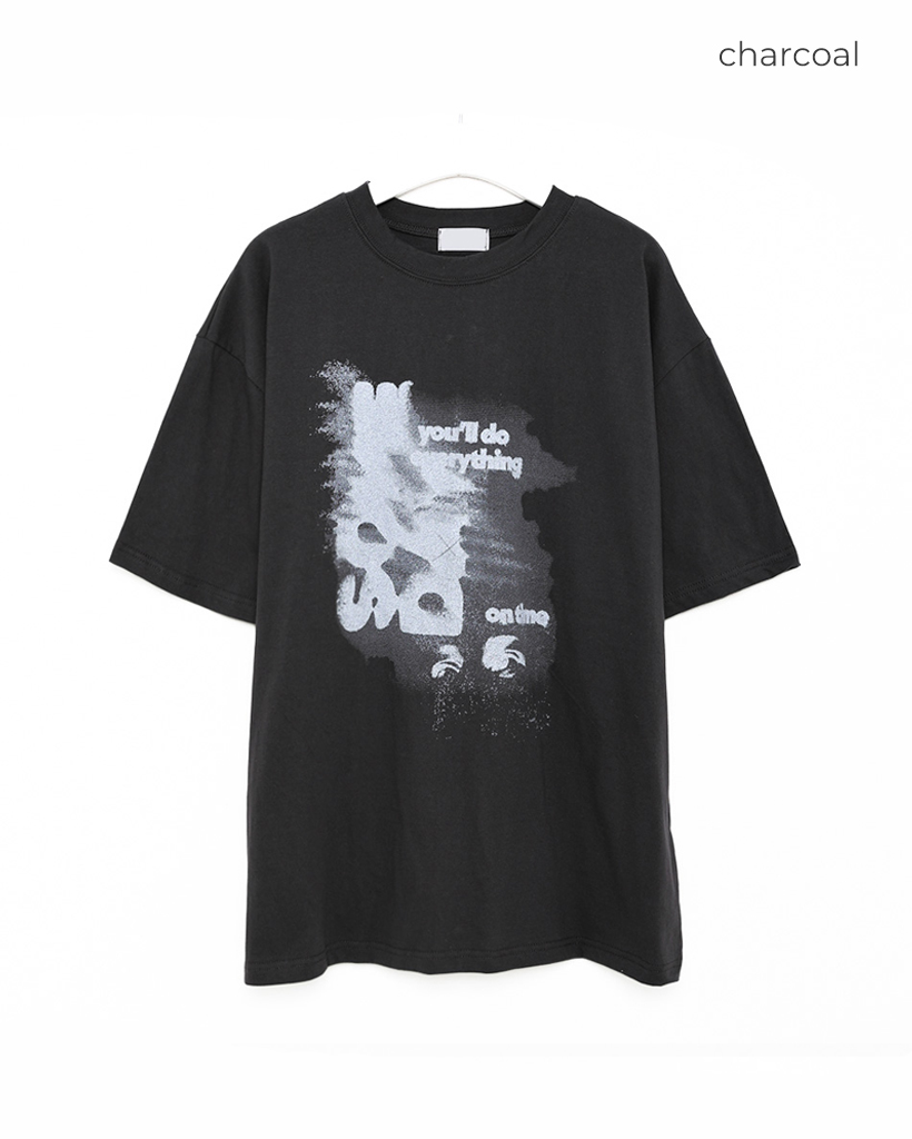 ヴィンテージプリント半袖Tシャツ