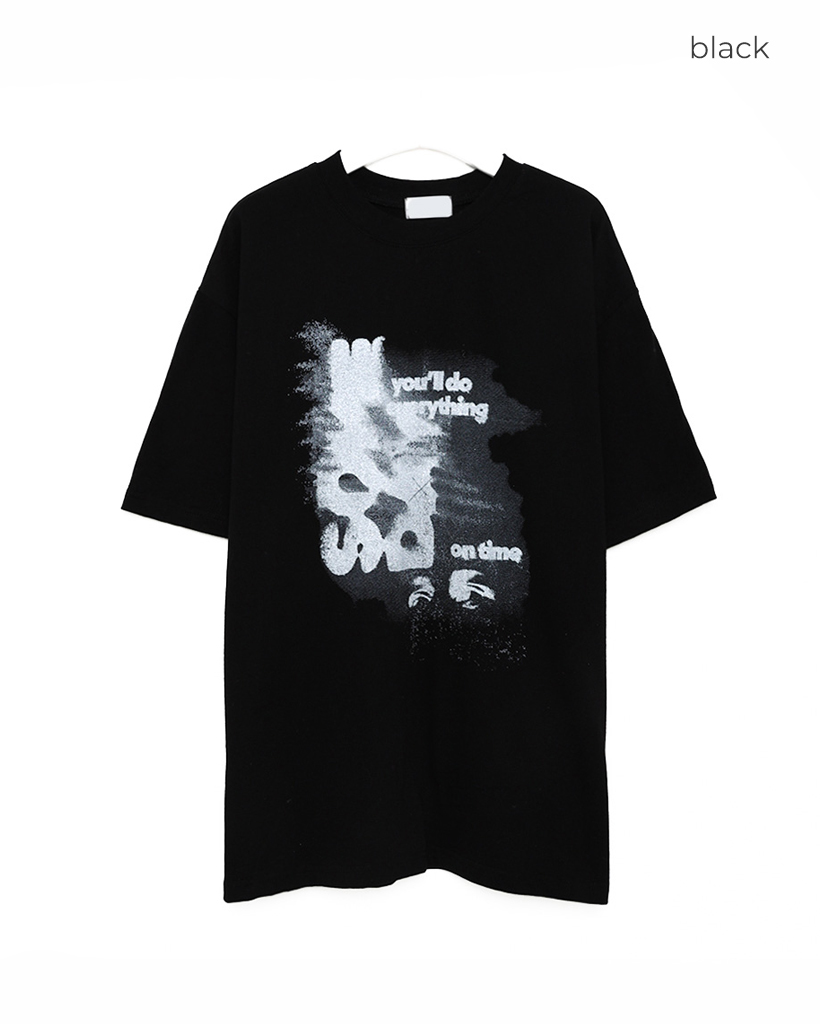 ヴィンテージプリント半袖Tシャツ