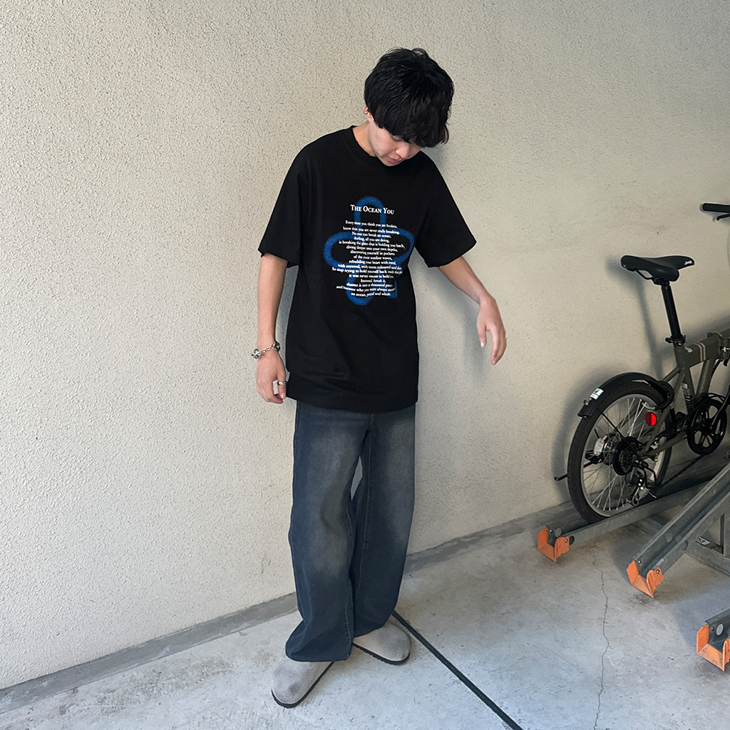 (ユニセックス) クローバ半袖Tシャツ