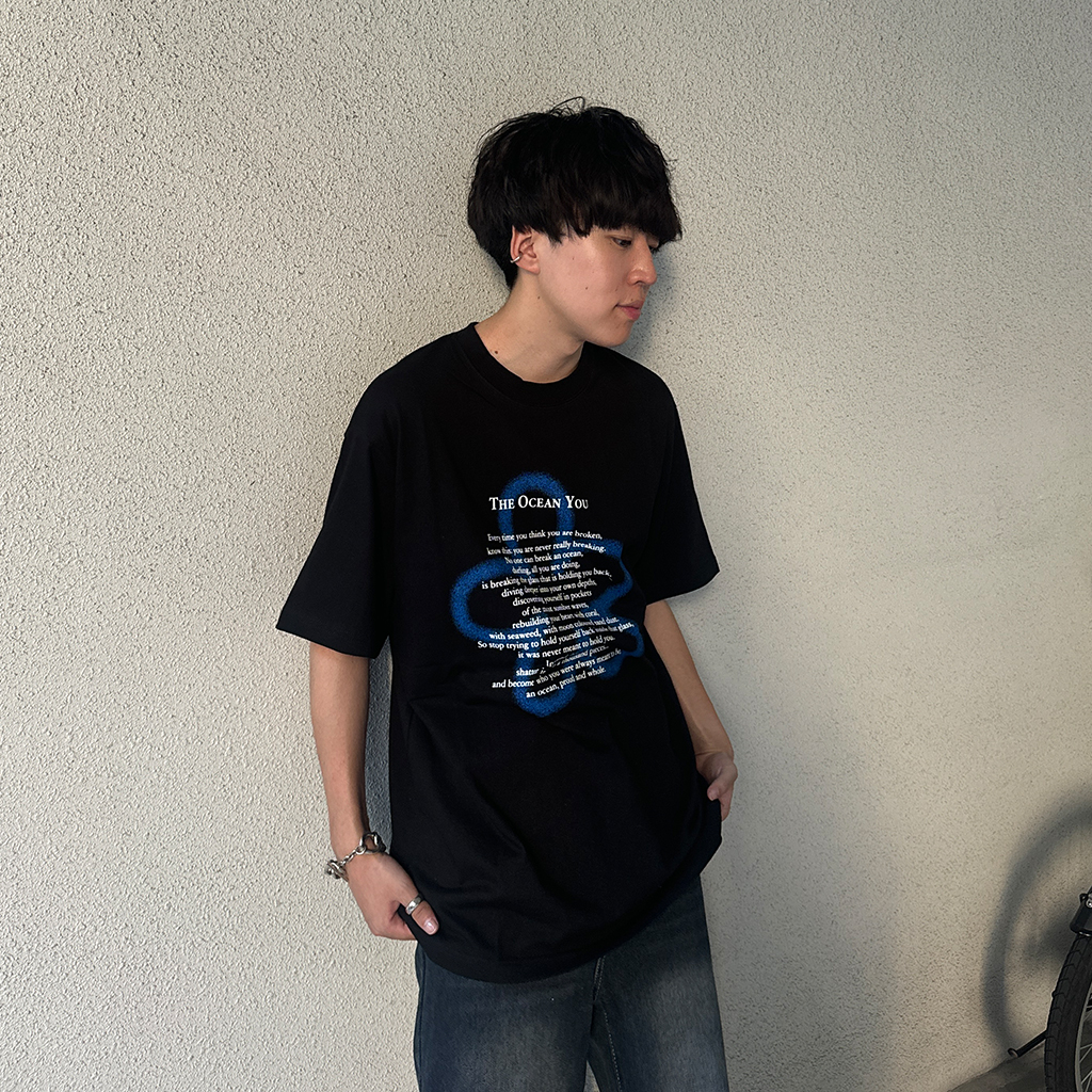 (ユニセックス) クローバ半袖Tシャツ