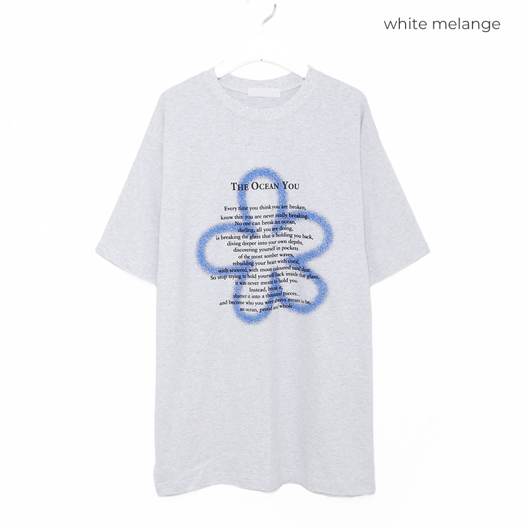(ユニセックス) クローバ半袖Tシャツ