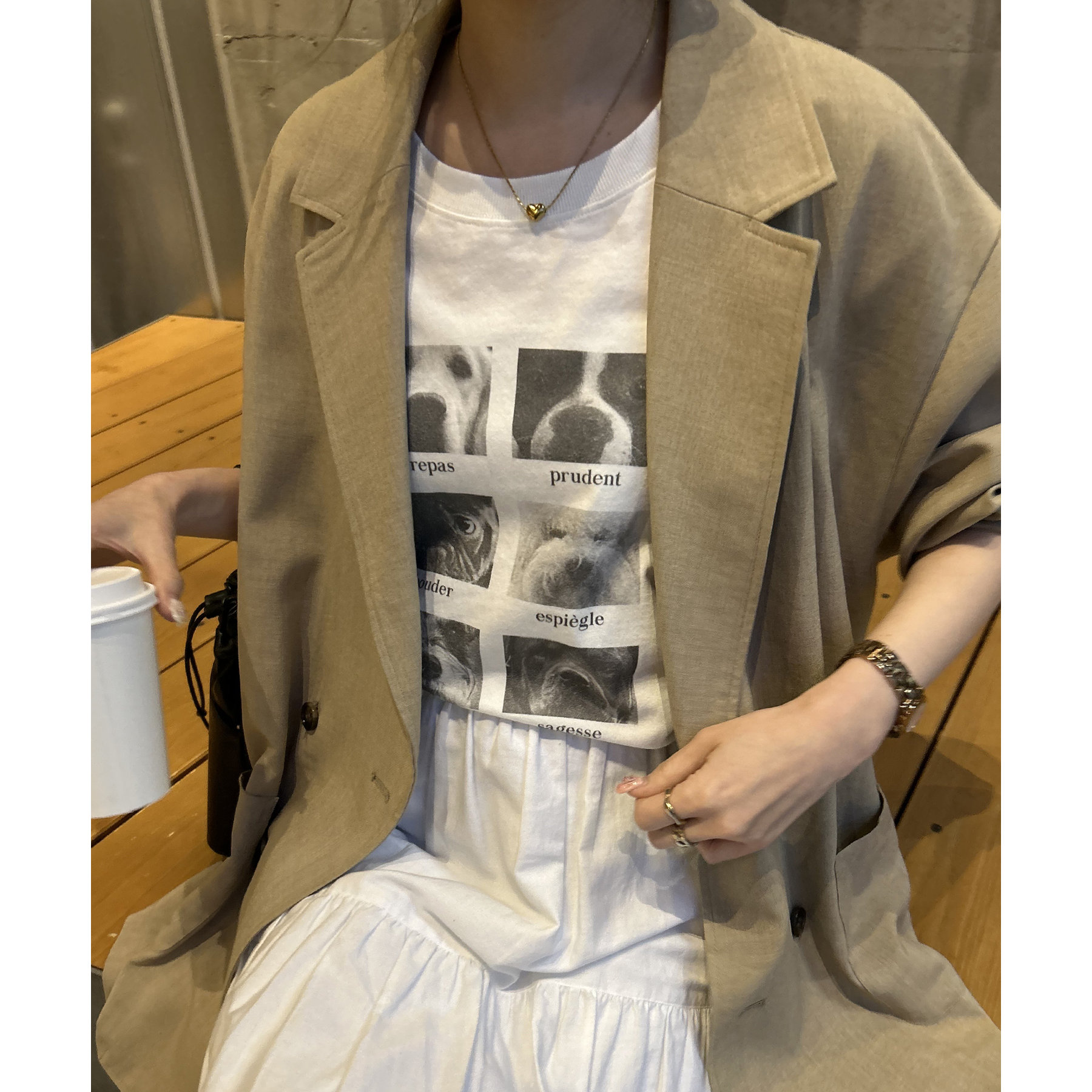 【ユニセックス】アソートアニマルボックスフォトTシャツ
