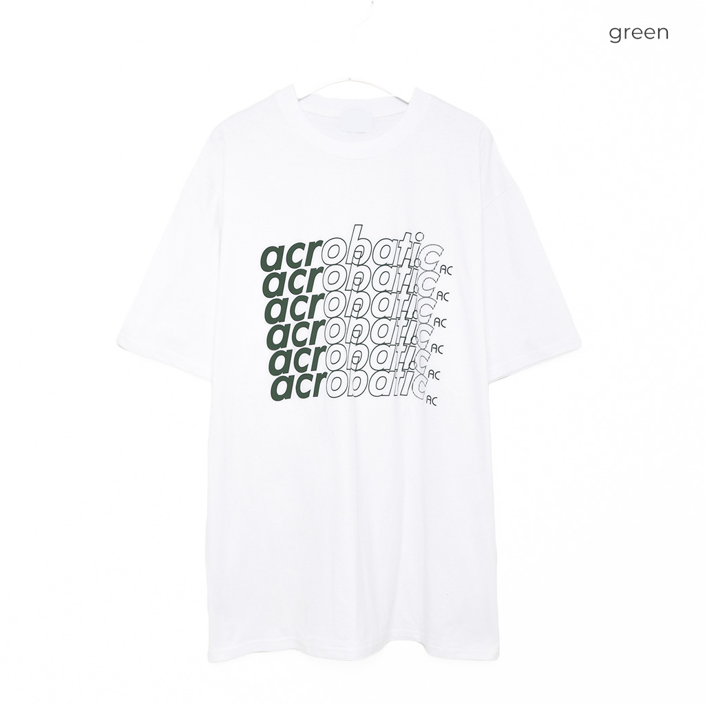 (ユニセックス) レタリングTシャツ