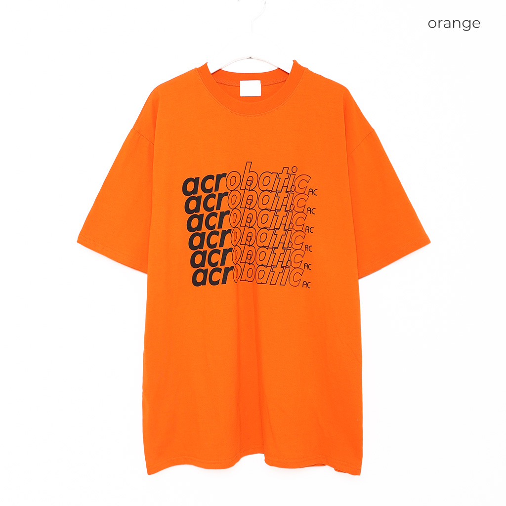 (ユニセックス) レタリングTシャツ