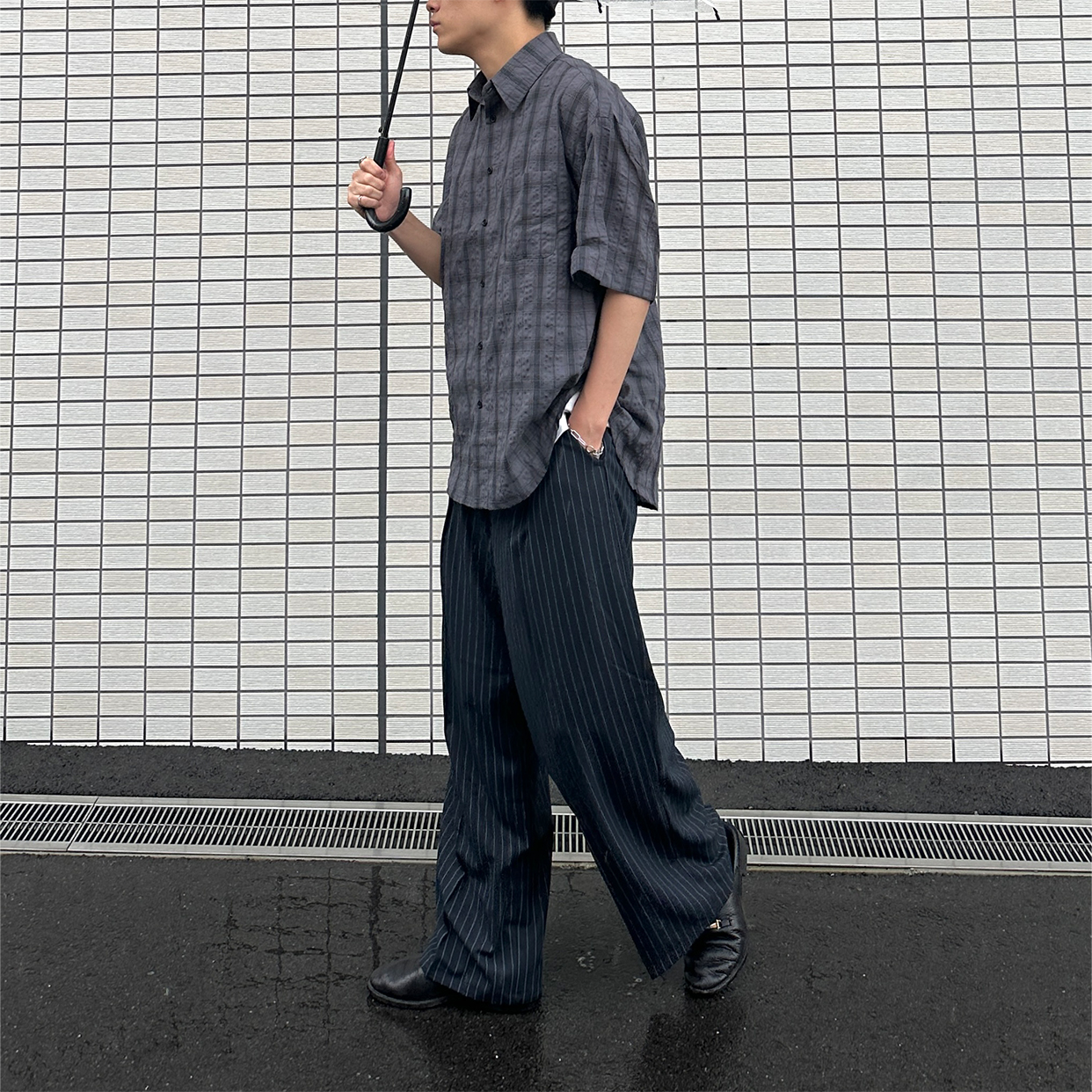 ローストライプスラックス