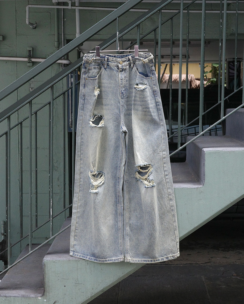 ヴィンテージカットデニムパンツ