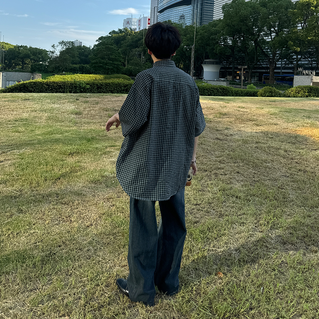(ユニセックス) ヴィンテージワイドデニムパンツ