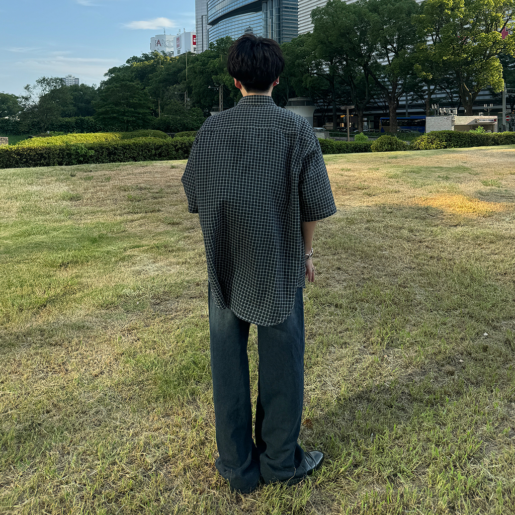 (ユニセックス) ヴィンテージワイドデニムパンツ