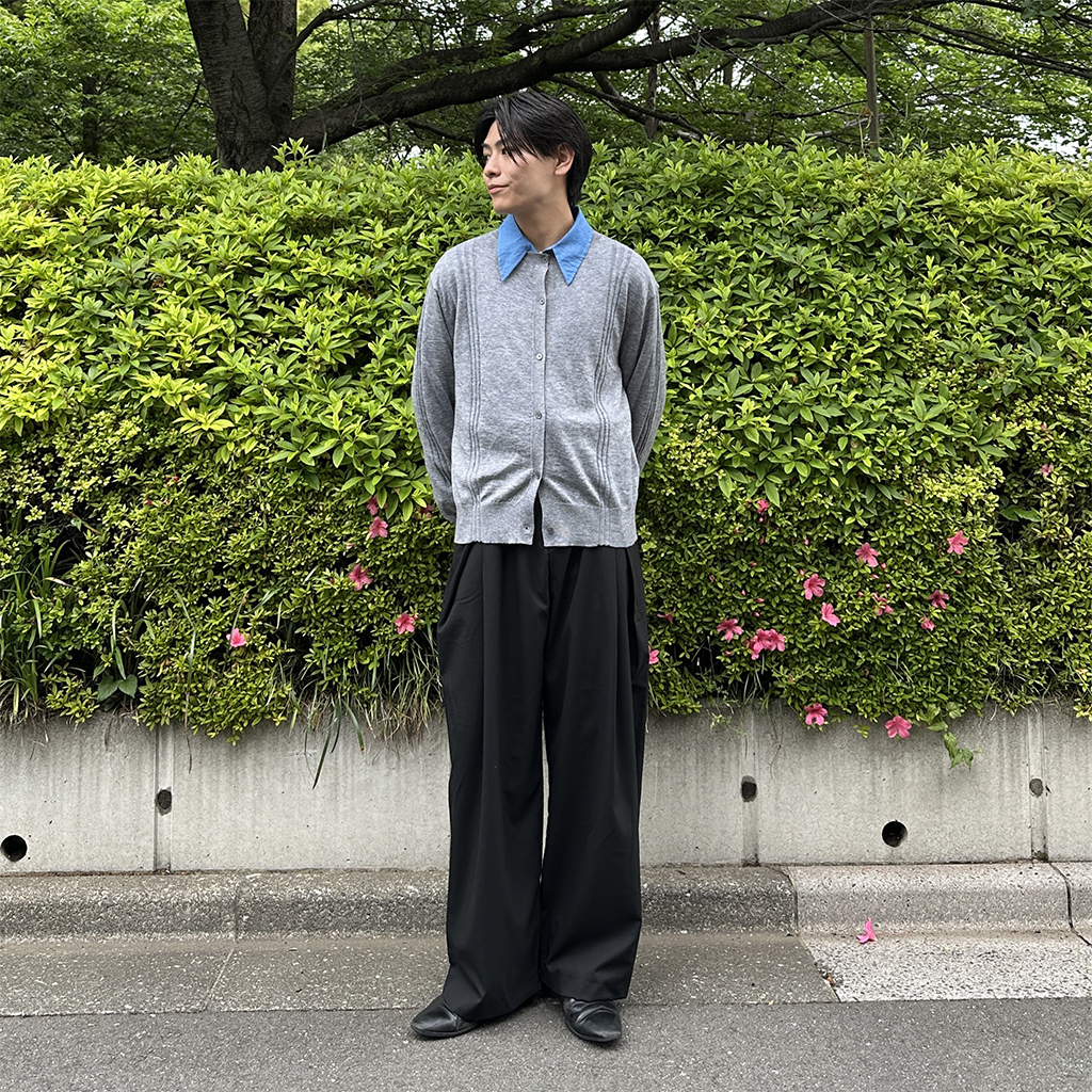 タックデザインワイドスラックス