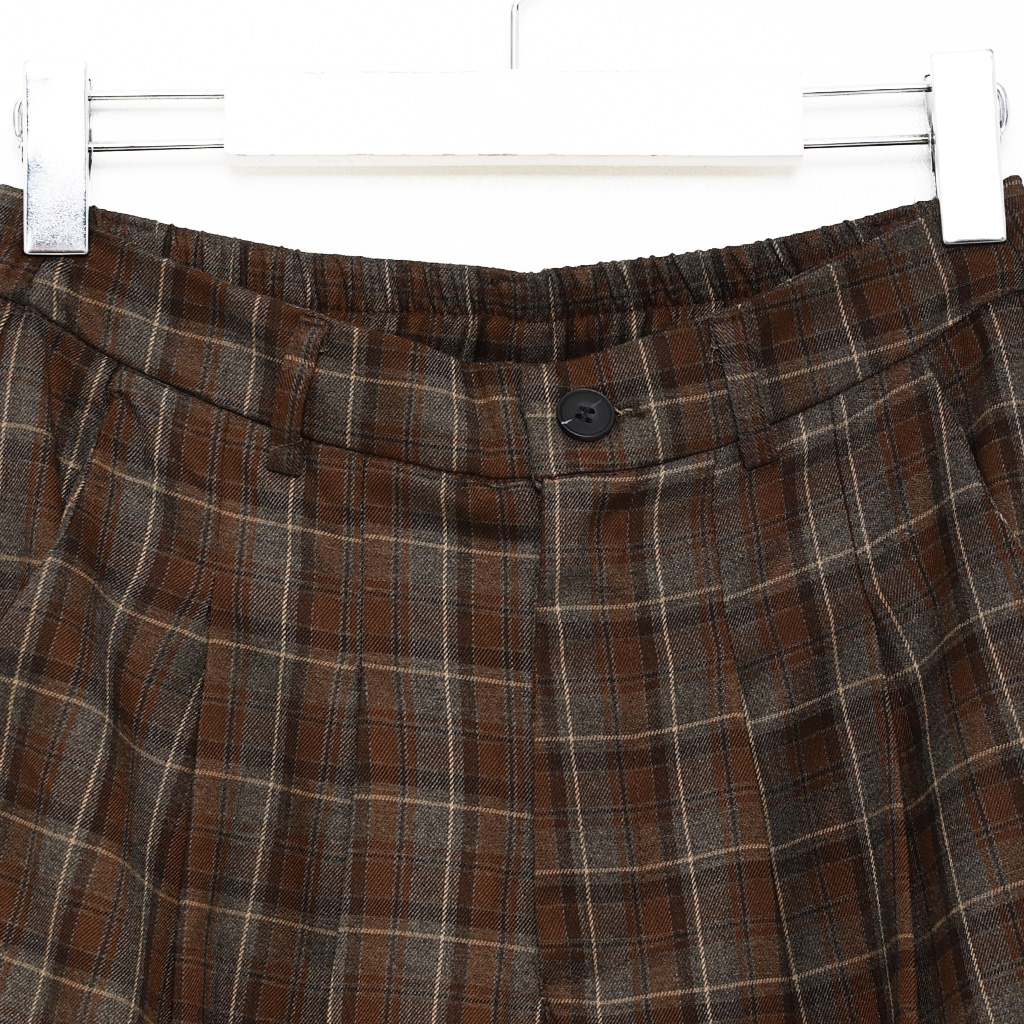 (ユニセックス) バックバンディングチェックスラックス