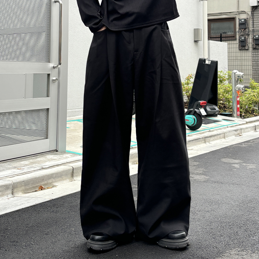 ボリュームワイドスラックス