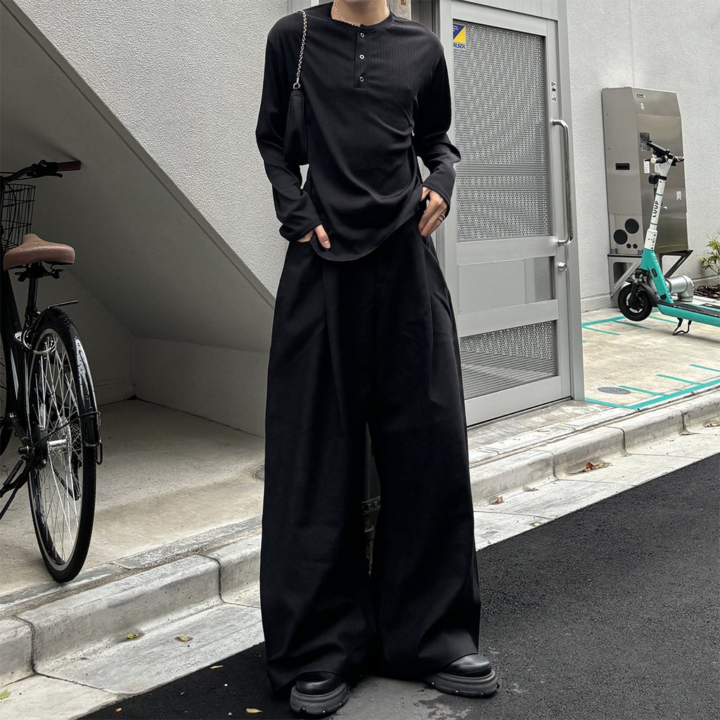 ボリュームワイドスラックス