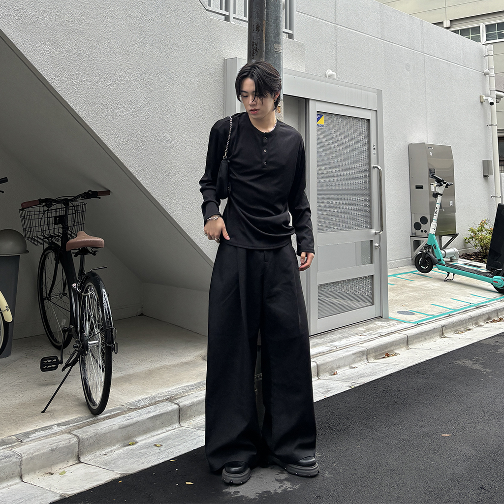ボリュームワイドスラックス