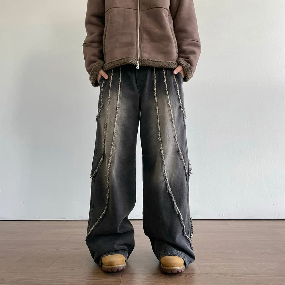 トルネードラインデニムパンツ