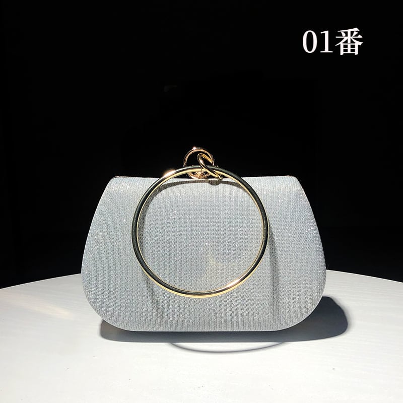 バッグ キラキラ パーティーバック 7色展開 結婚式バッグ チェーンバッグ 手持ちバッグ 二次会 宴会 演奏会
