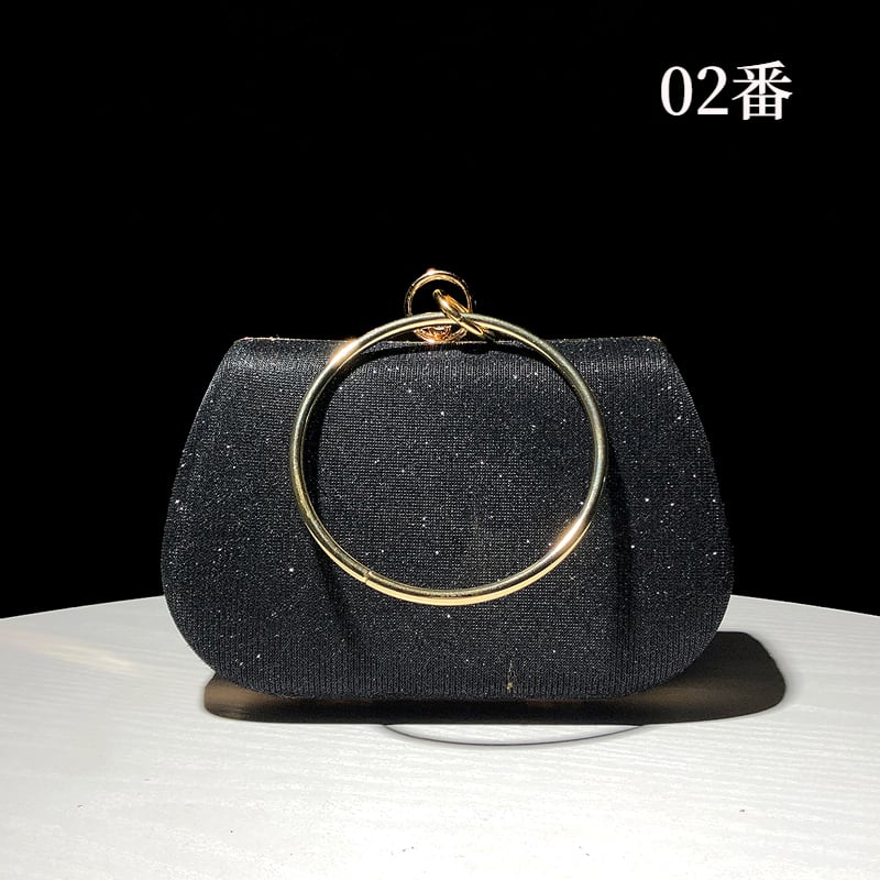 バッグ キラキラ パーティーバック 7色展開 結婚式バッグ チェーンバッグ 手持ちバッグ 二次会 宴会 演奏会