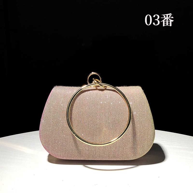 バッグ キラキラ パーティーバック 7色展開 結婚式バッグ チェーンバッグ 手持ちバッグ 二次会 宴会 演奏会