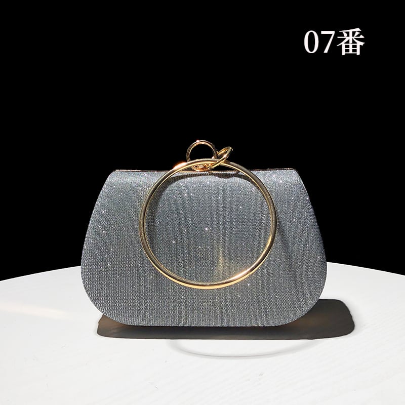 バッグ キラキラ パーティーバック 7色展開 結婚式バッグ チェーンバッグ 手持ちバッグ 二次会 宴会 演奏会